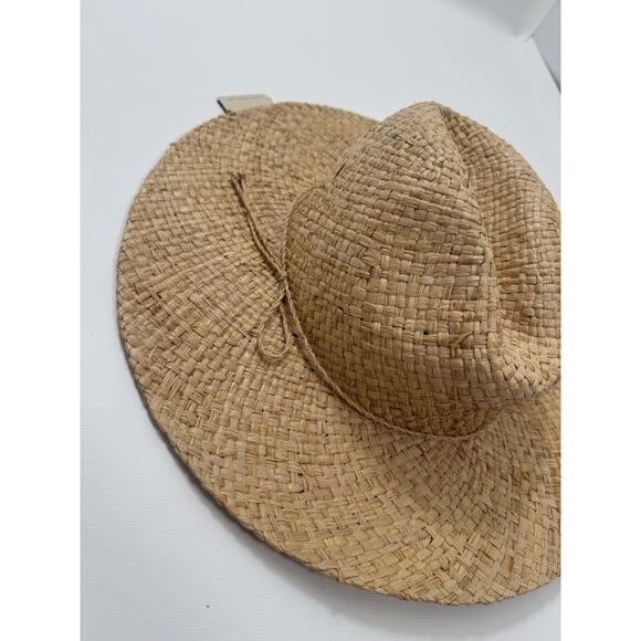 Faherty Rancher Raffia Hat in Natural - Picture 3 of 11